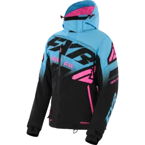 FXR Boost FX Womens Jacket Black/Sky Blue/Electric Pink