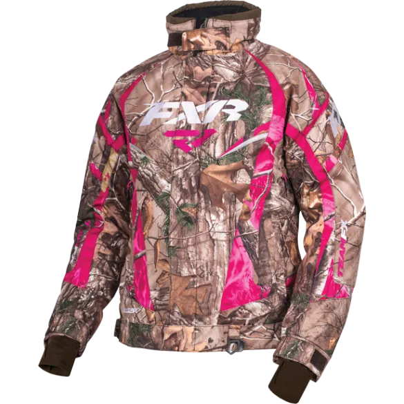 FXR Team Womens Jacket Realtree Xtra Fuchsia