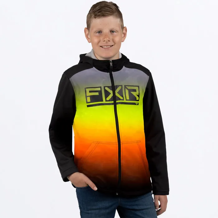 FXR Youth Hydrogen Softshell Inferno/Black