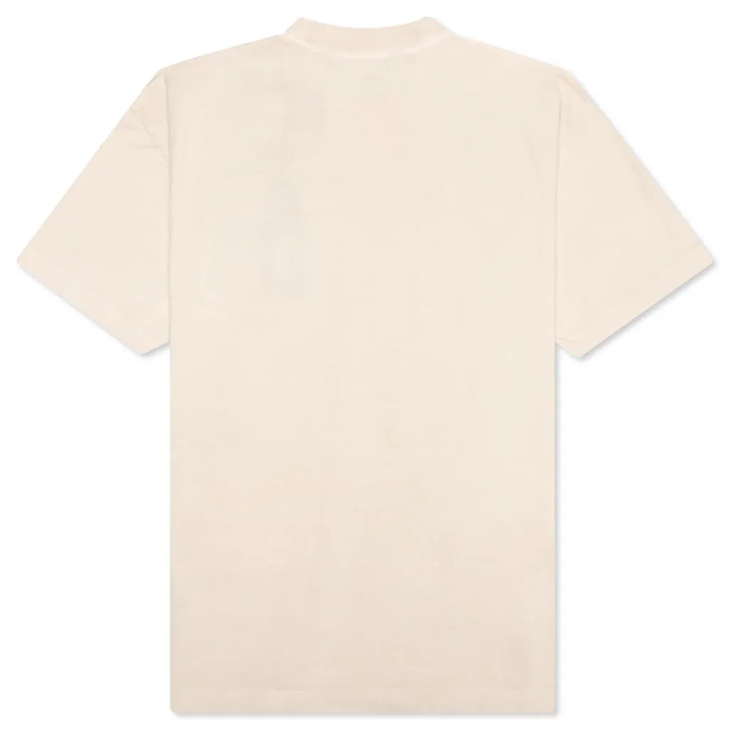 GD Burning Logo Classic Tee - Off-White/Black