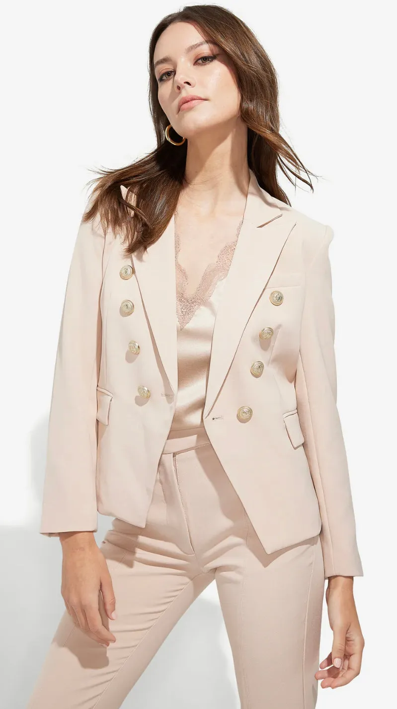 Generation Love - Delilah Crepe Blazer - Latte