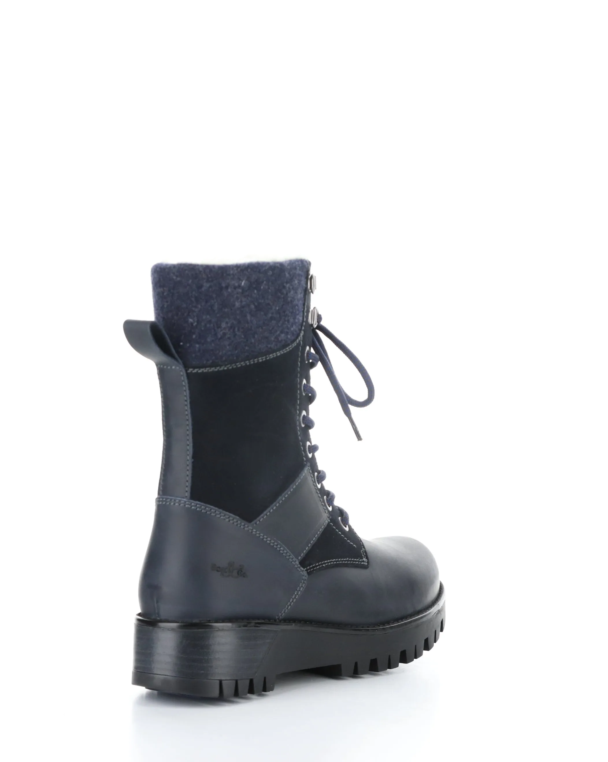 GENUS PRIMA NAVY Round Toe Boots