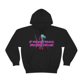 George Washington "Warrior" Synthwave Hooded Sweatshirt