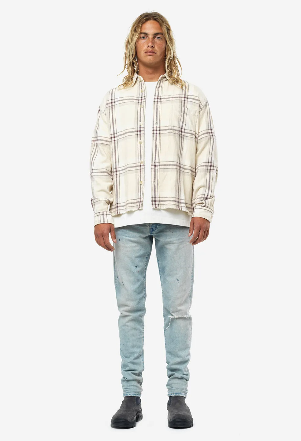 Hemi Oversized Shirt / Gobi Check