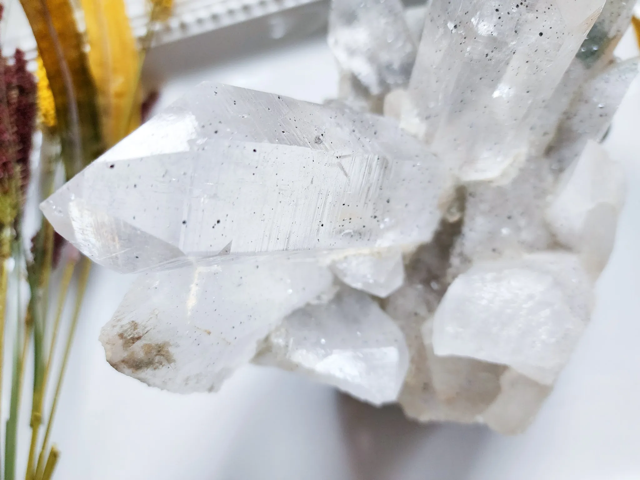 Himalayan Cathedral Quartz with Chlorite Rutile & Anatase || Rare