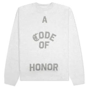 Honor The Gift Honor Code Crewneck - Light Heather