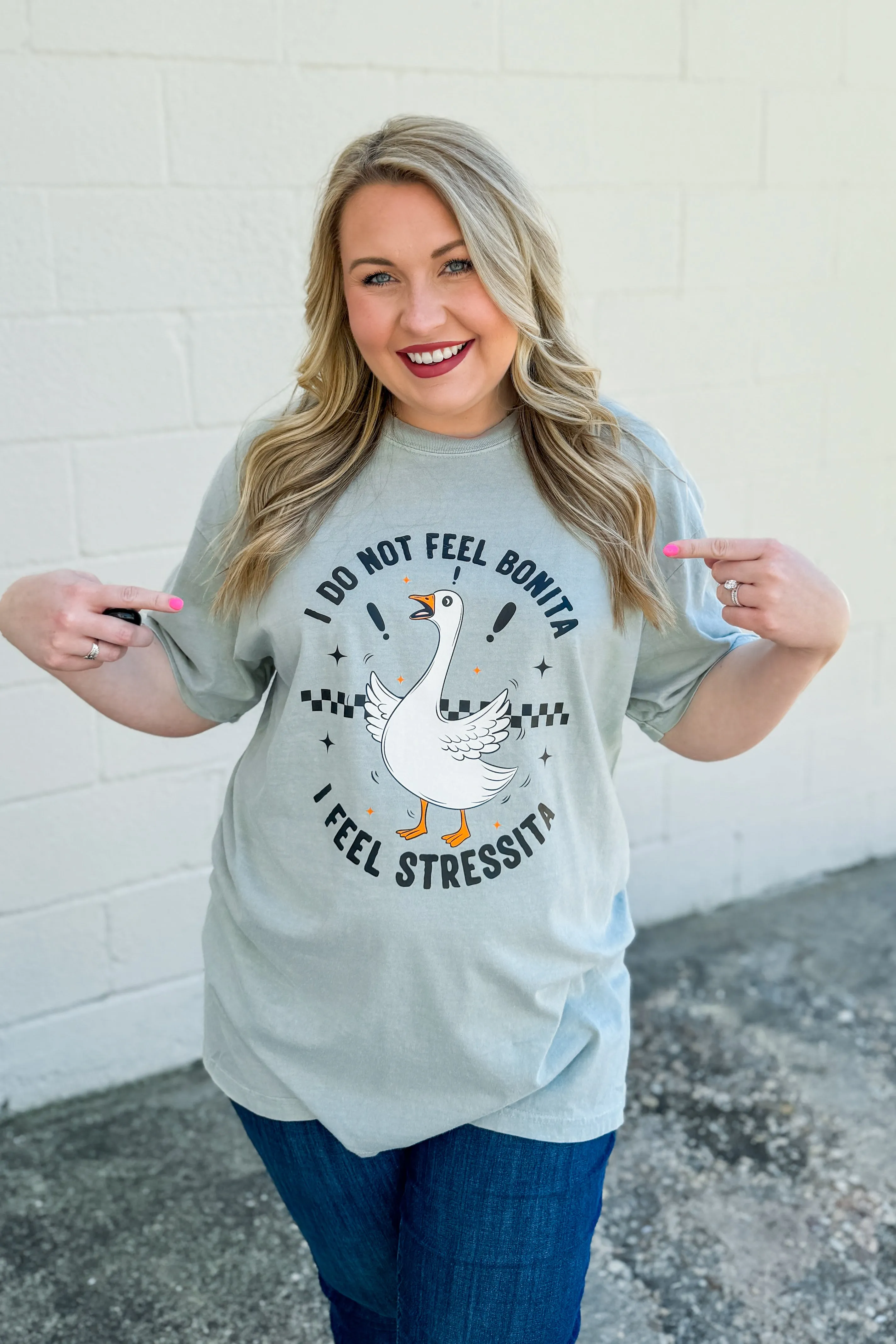 I Feel Stressita Graphic Tee, Bay