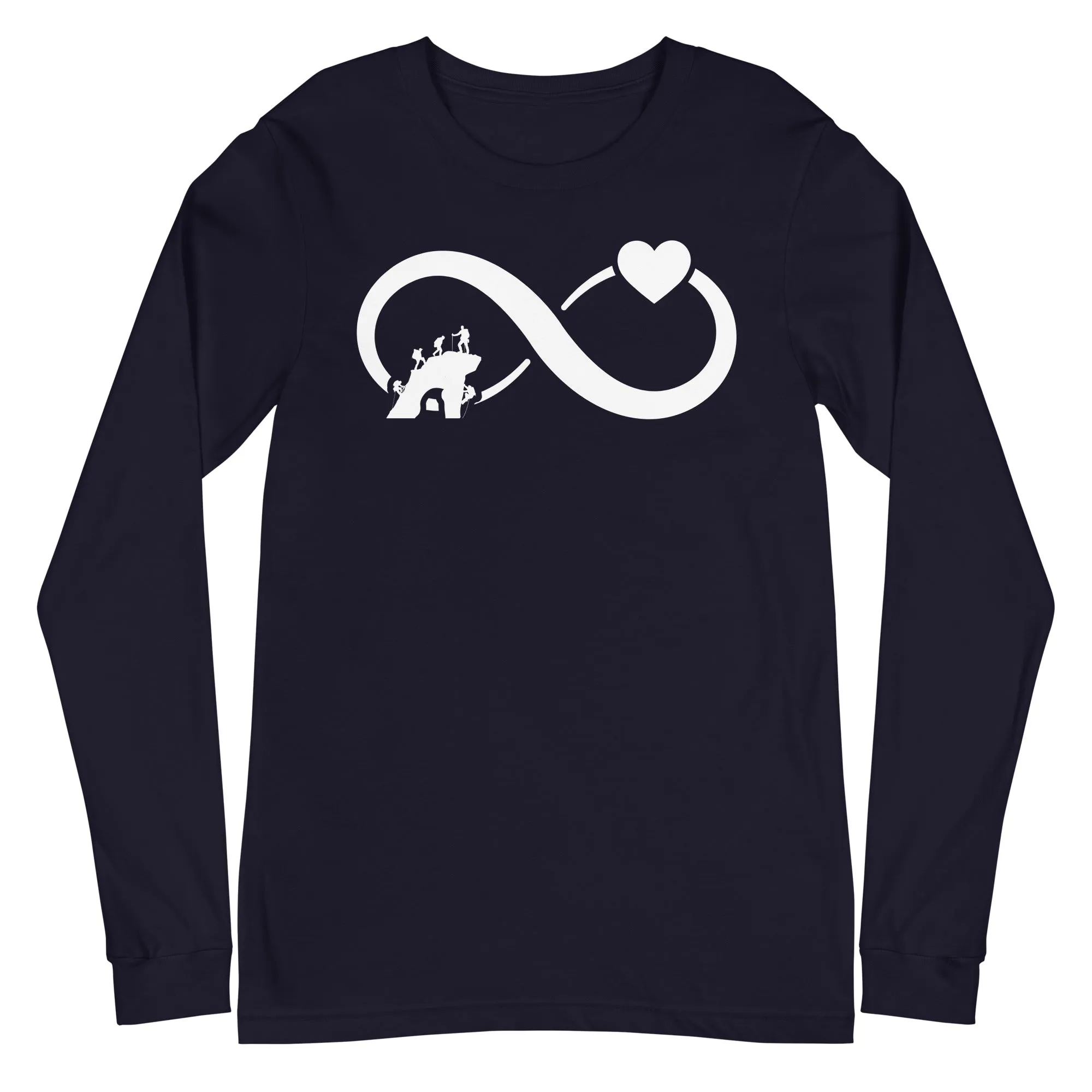 Infinity Heart and Climbing - Longsleeve (Unisex)