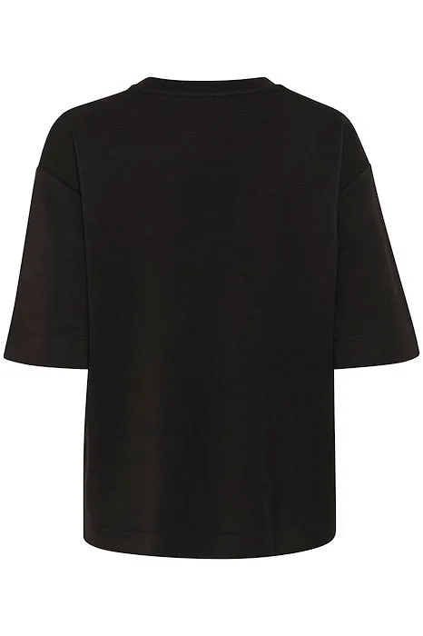 Inwear Pannie Oversized Tee in Black