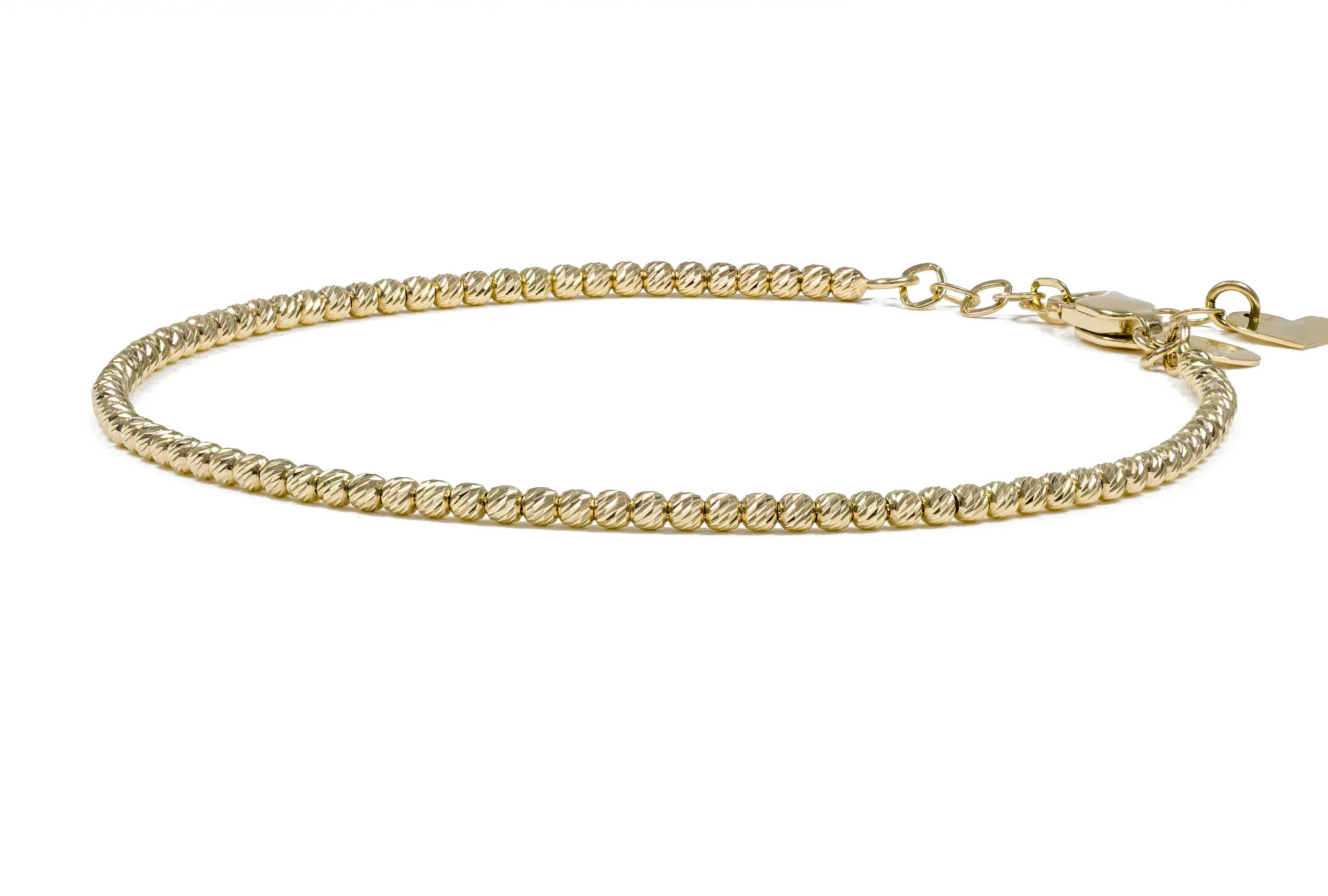 J.E.T. Diamond Cut Bracelet in 14K Yellow Gold - Classic Small Model