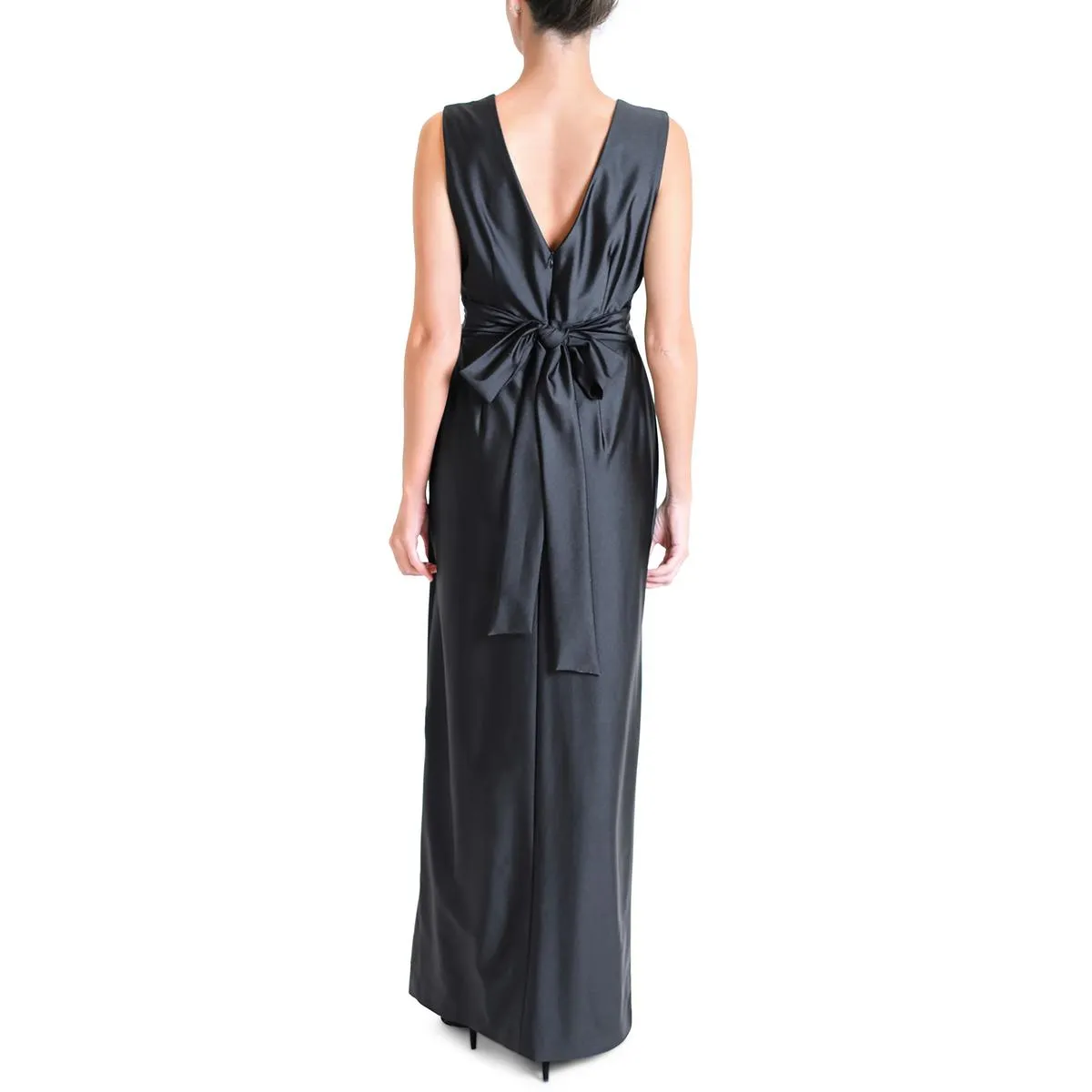 Julia Jordan Womens Satin Long Evening Dress