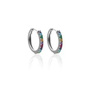 Kaleidoscope / Hoops / Multi-Coloured   Silver