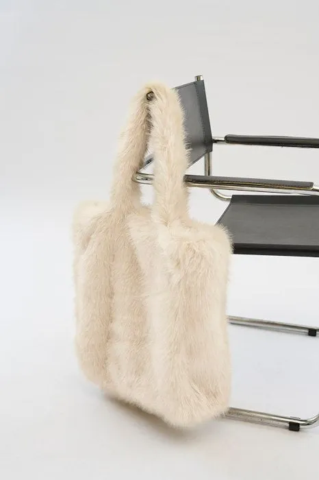 Karen By Simonsen Pearly Faux Fur Bag