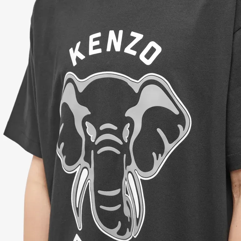 Kenzo Elephant Oversized T-Shirt Black