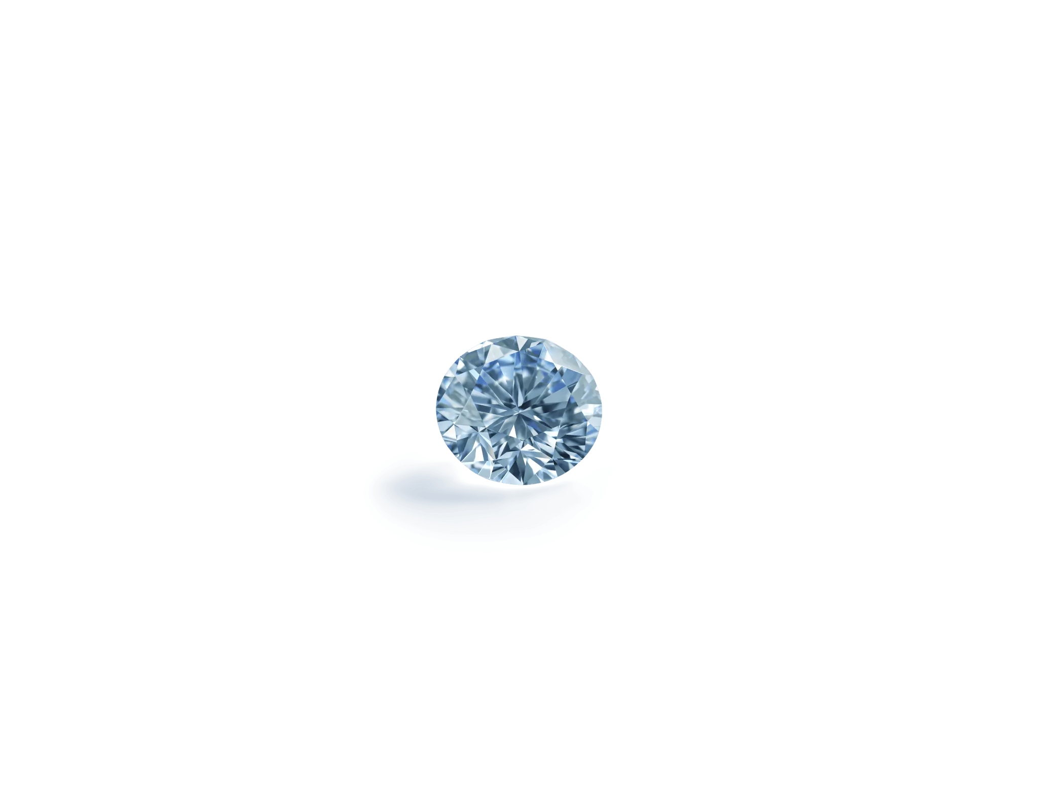 Lab-Grown Loose 1ct. Round Brilliant Diamond | Blue