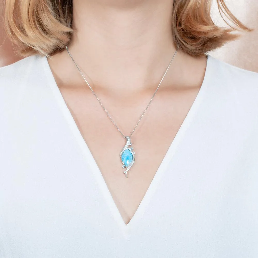 Larimar Glimmer Pendant