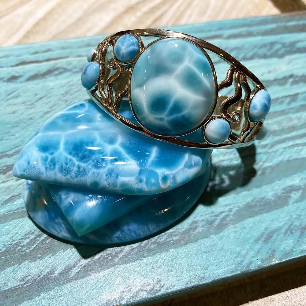 Larimar Into the Depths Bangle