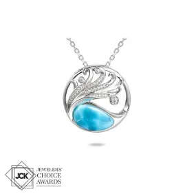 Larimar Laka Pendant