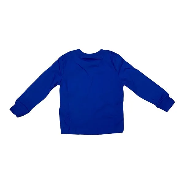 Levi's Kids long sleeve t-shirt 8EE520 9EE520 surf the web blue