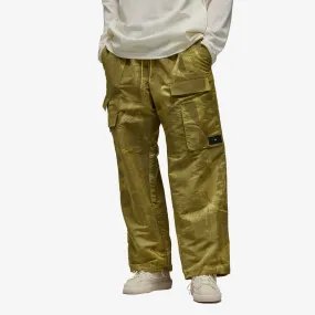 LINED JACQUARD RIPSTOP PANTS 'YELLOW/BLACK'