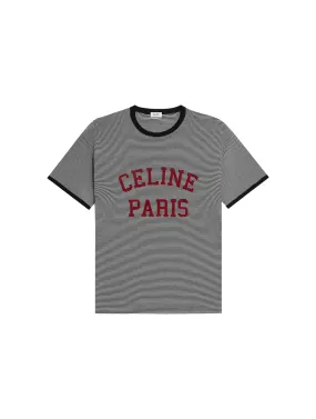 LOOSE CELINE PARIS T-SHIRT IN COTTON JERSEY