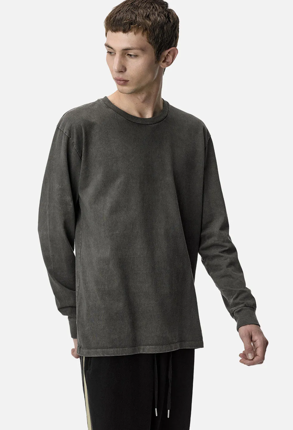 LS Classic Tee / Charcoal Natural Dye