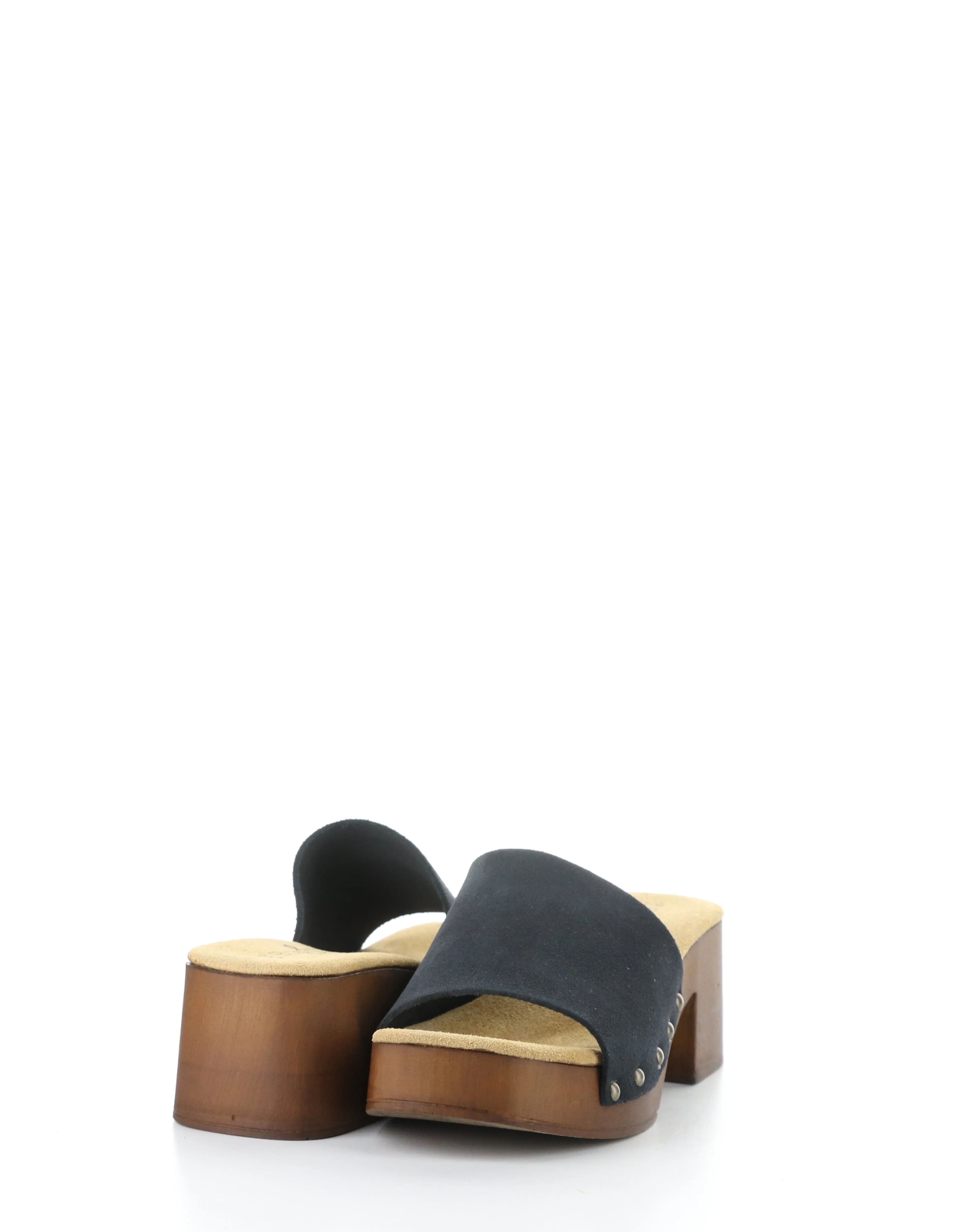 MARLY BLACK Slip-on Sandals