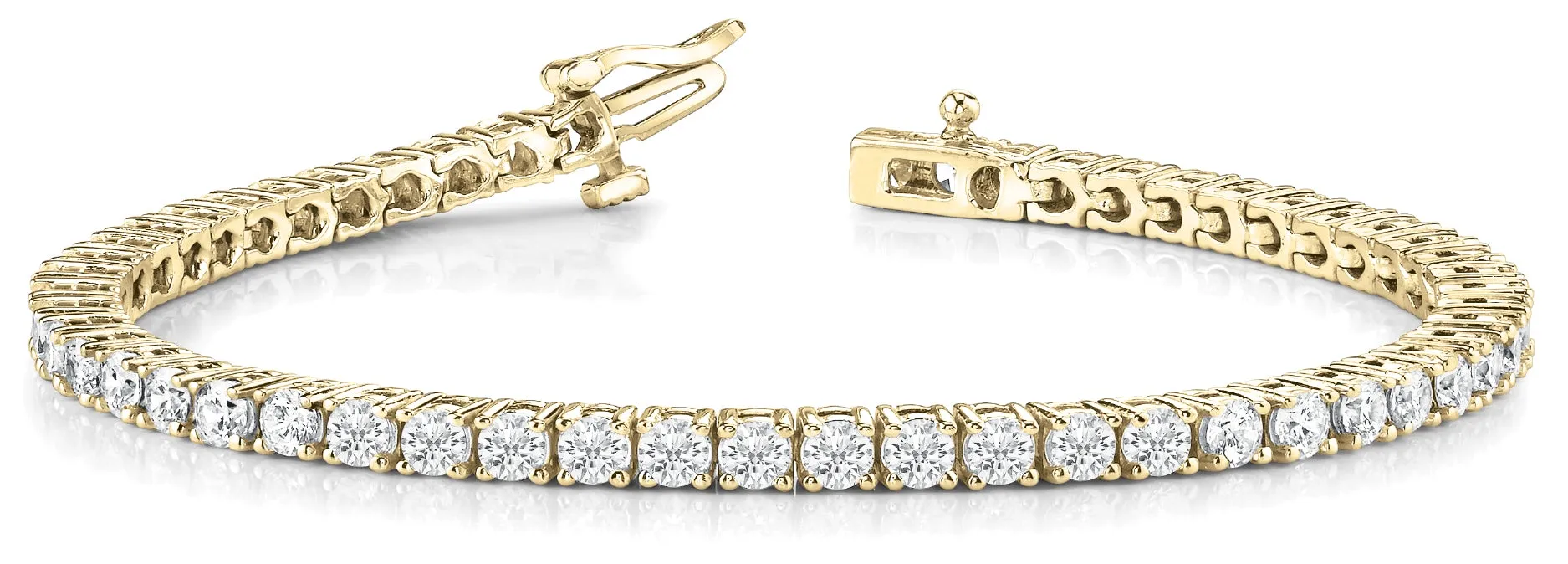 MARTINA 20 Carat Diamond Tennis Bracelet in 14K - 18K Gold or  Platinum 65 pointer H Color I1 Clarity By Mike Nekta