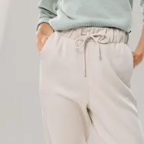 Mills Trousers - High Waisted Sweatpants  | Washed Stone