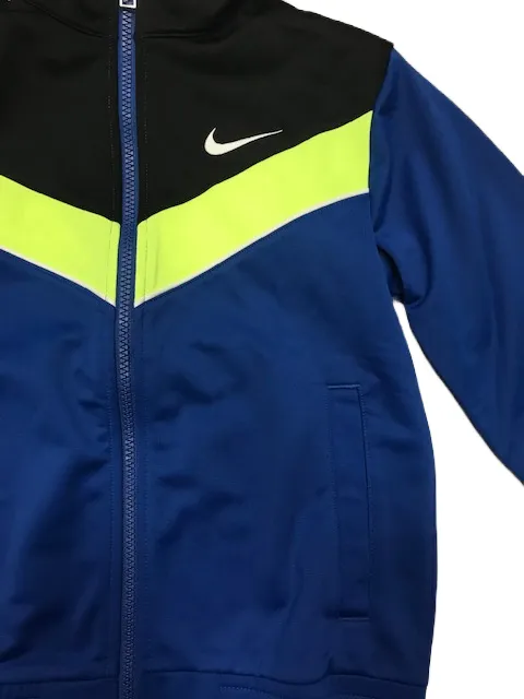 Nike Boys tracksuit 619097-431 blue-black-lime