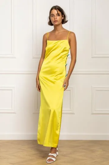 Odysee Silk Dress Yellow