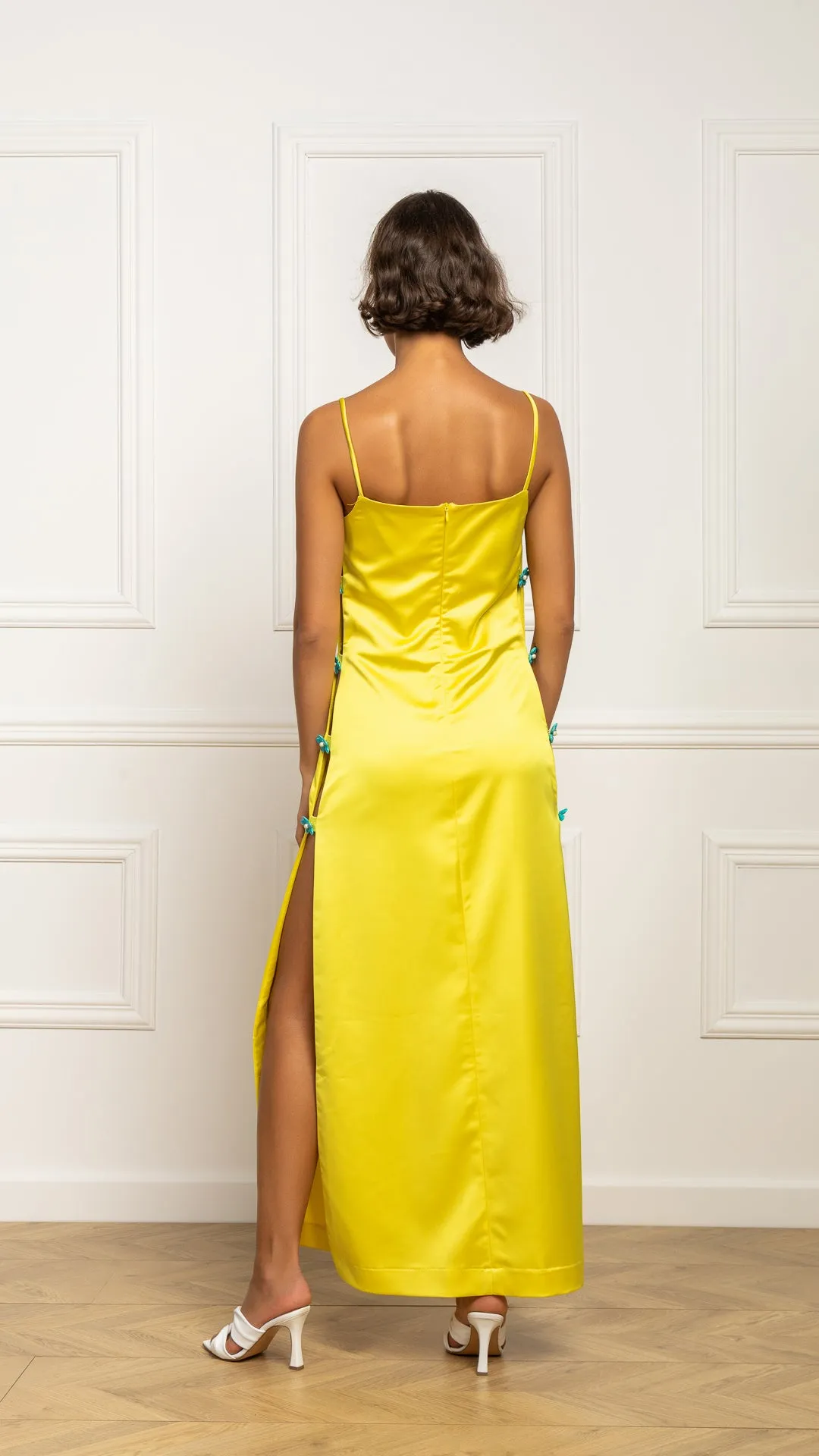 Odysee Silk Dress Yellow