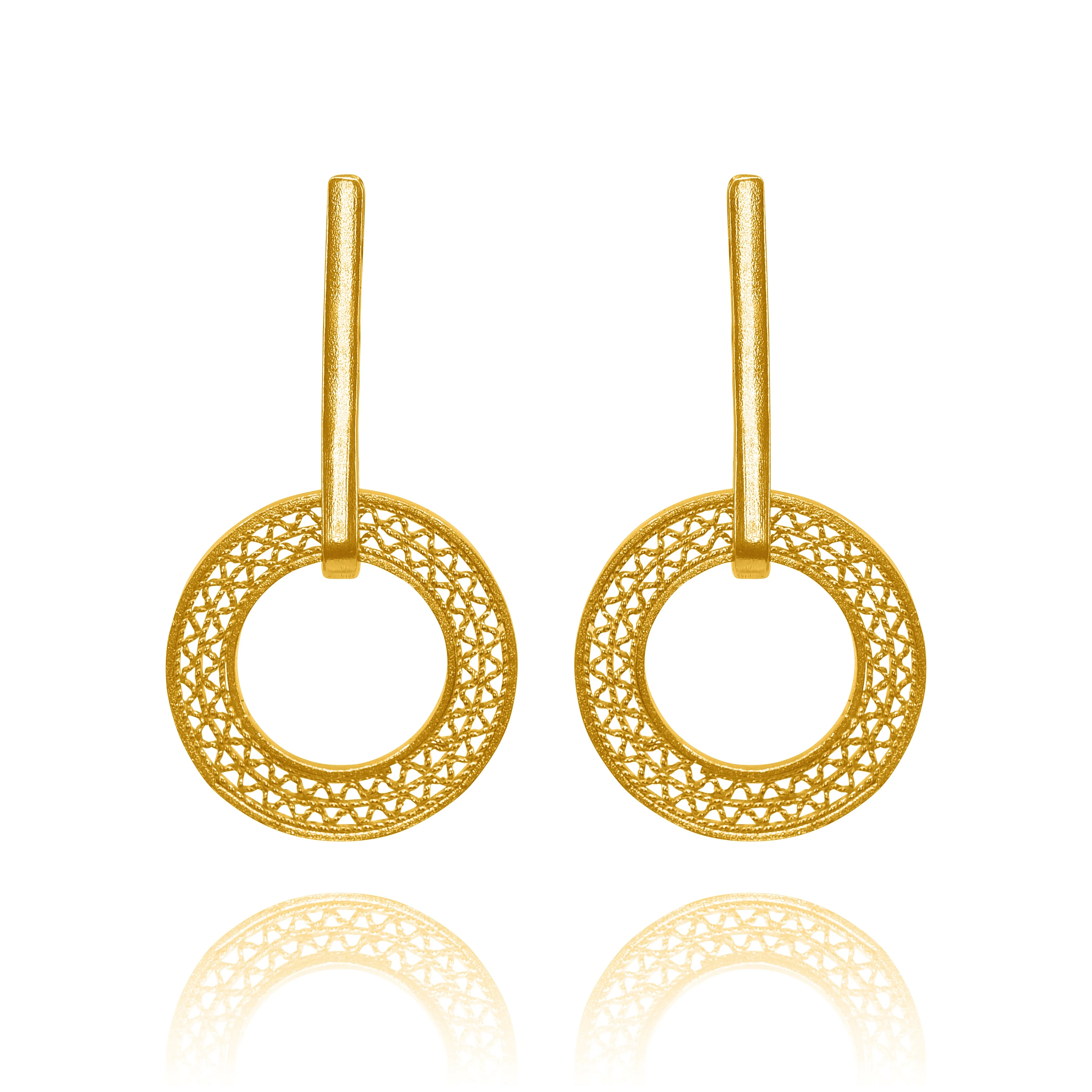 ORINOCO GOLD SMALL EARRINGS FILIGREE