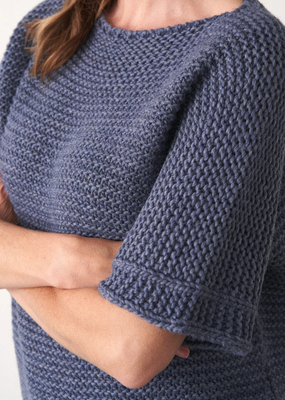 PHOEBE SWEATER - BLUE GREY