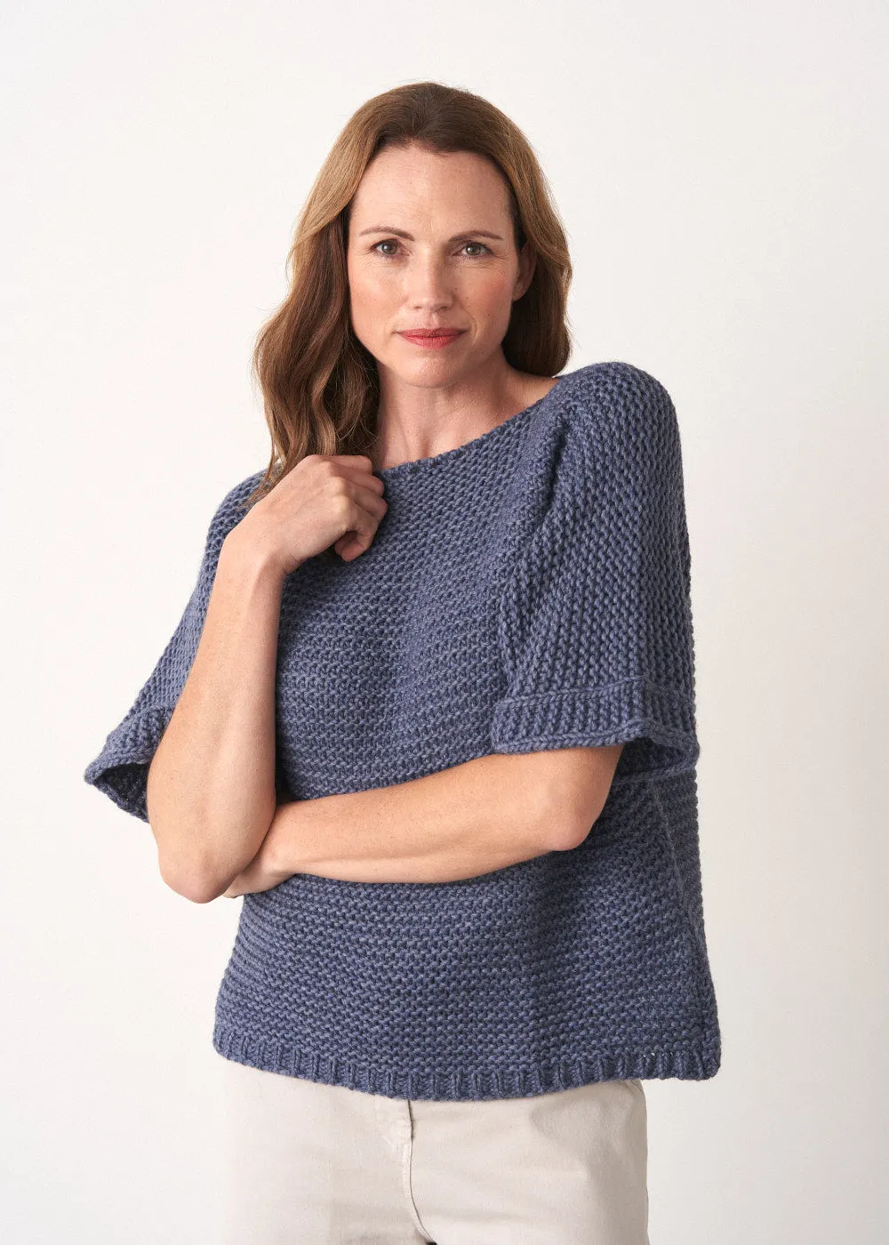 PHOEBE SWEATER - BLUE GREY