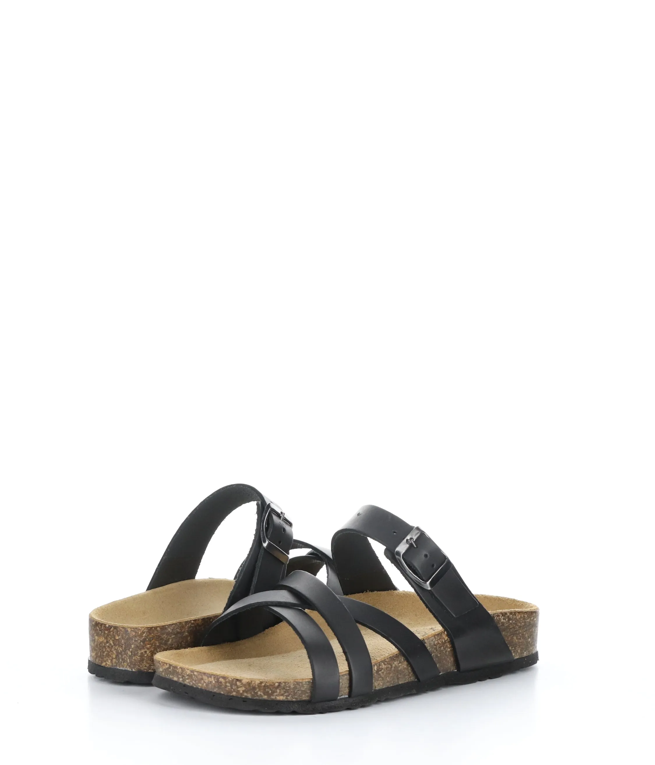 PISCES BLACK Strappy Sandals