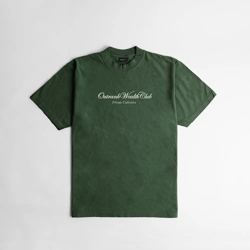 Private Collective Ultra Heavyweight T-shirt- Moss