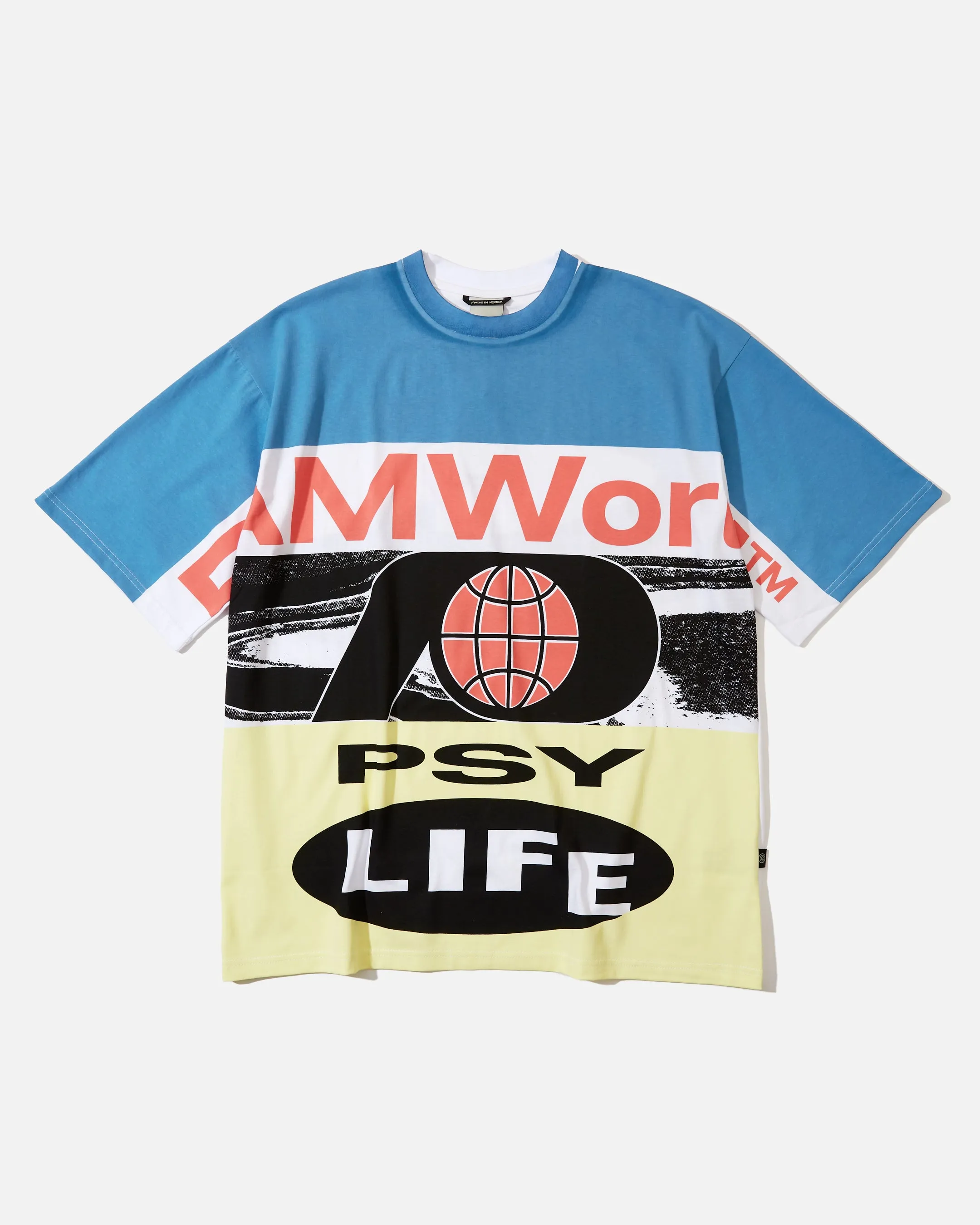 Psy Lyf Flag Oversized Tee - Multi