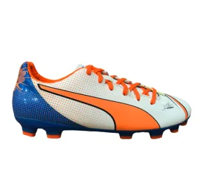 Puma men's football boot evoPOWER 4.2 POP AG 103650 01 white-orange-blue