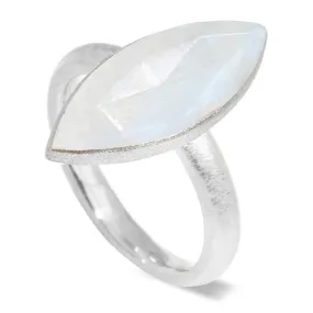 Queen's Claw Moonstone Silver Ring