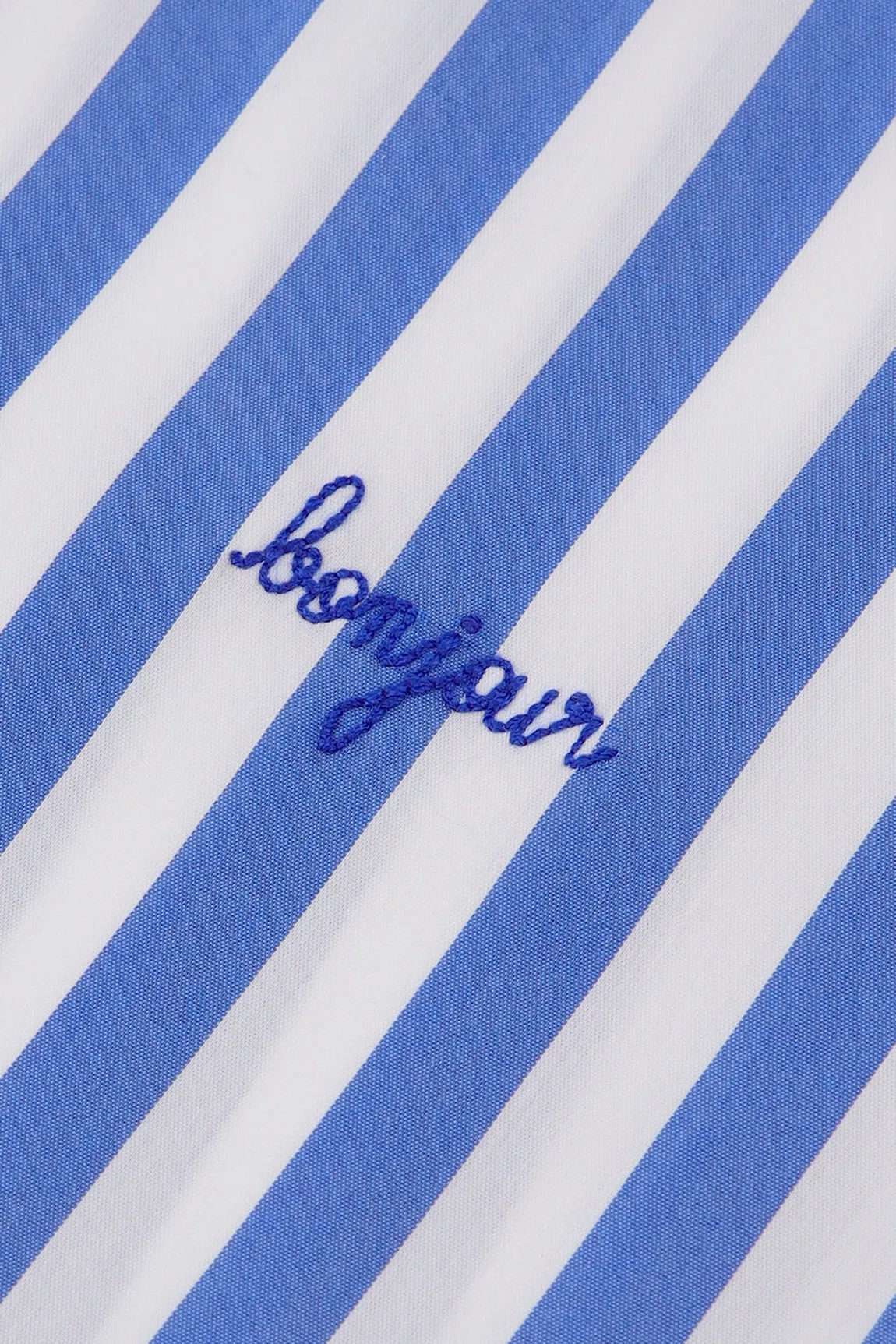 "Bonjour" saint ger poplin shirt