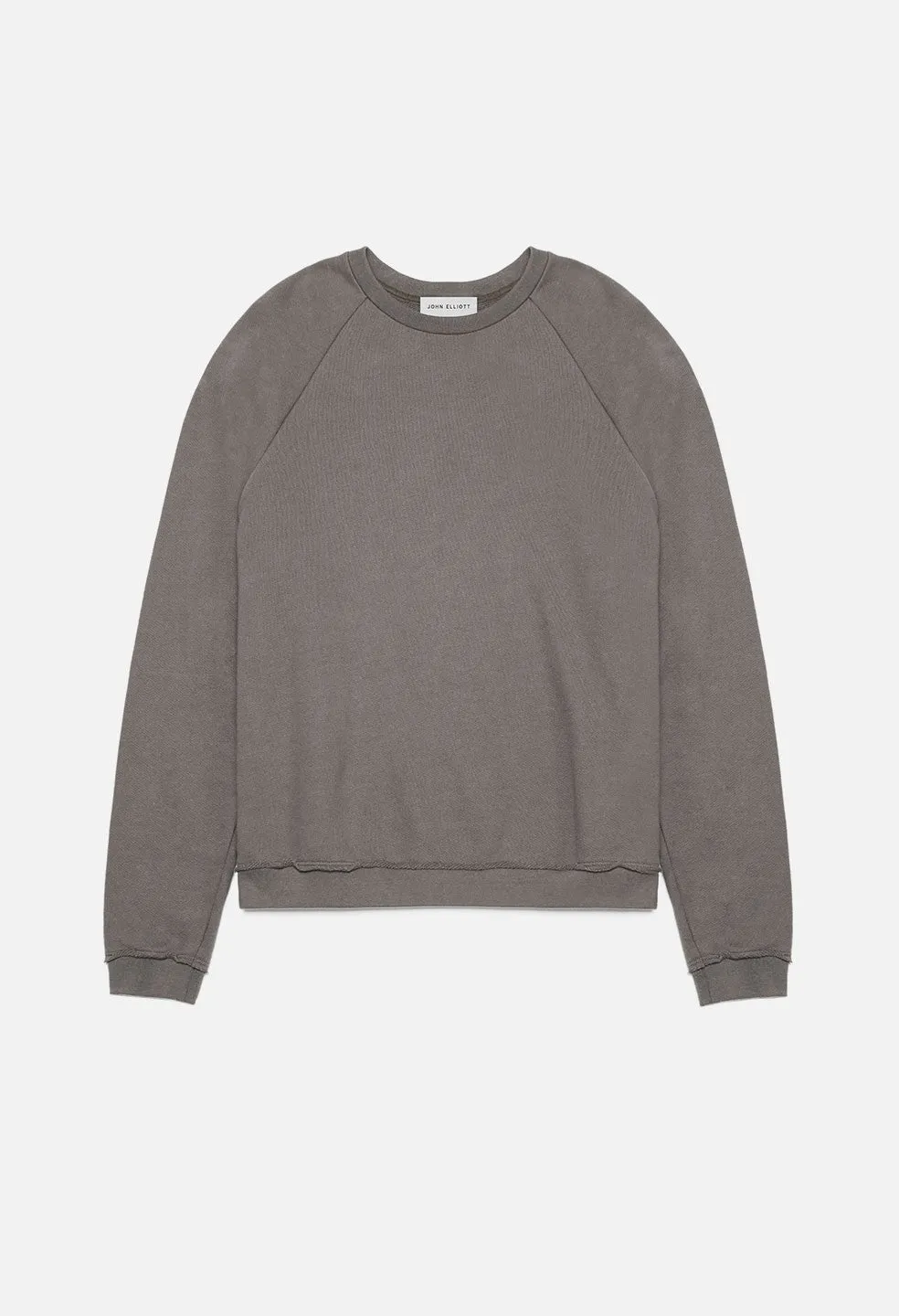 Raw Edge Raglan Crew / Oak