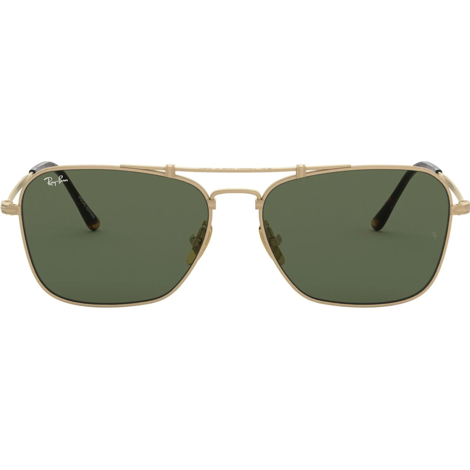 Ray-Ban Caravan Titanium Adult Aviator Sunglasses (Brand New)