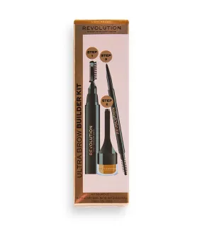 Revolution - Kit de cejas Ultra Brow Builder Kit - Light Brown