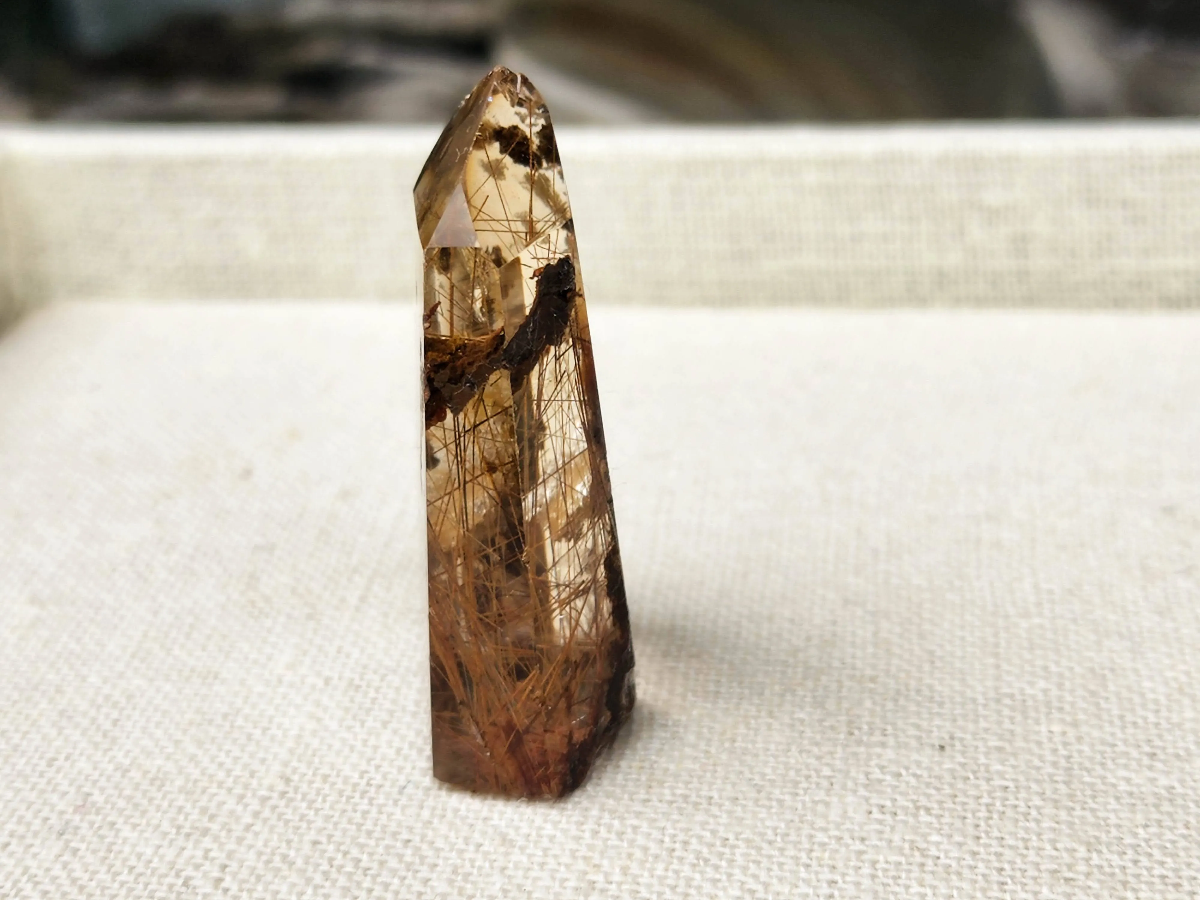 Rutile Lodolite Quartz Tower