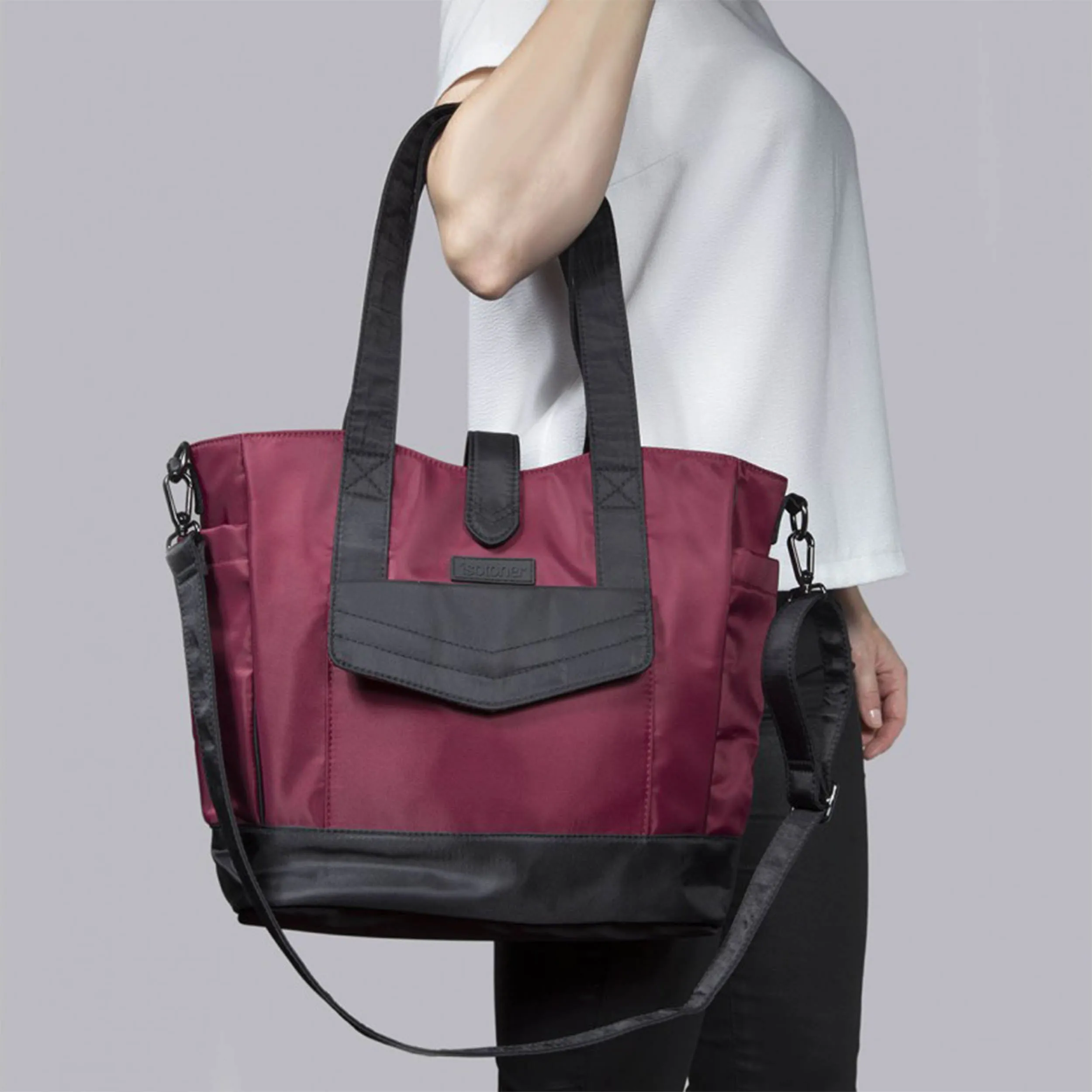 Sac Cabas femme Bordeaux