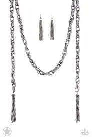 SCARFed for Attention Necklace Set-Gold