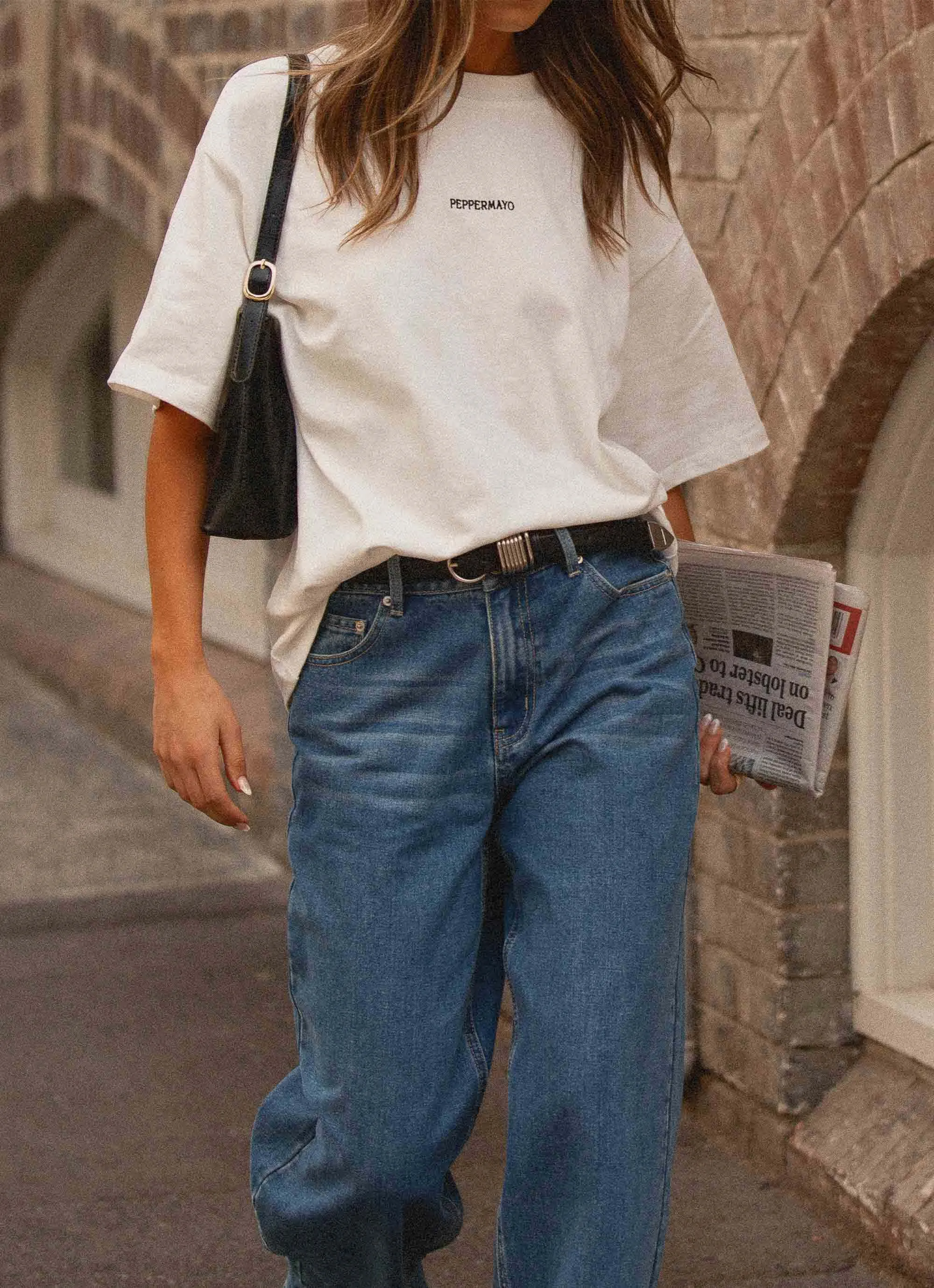 Signature Oversized Tee - White