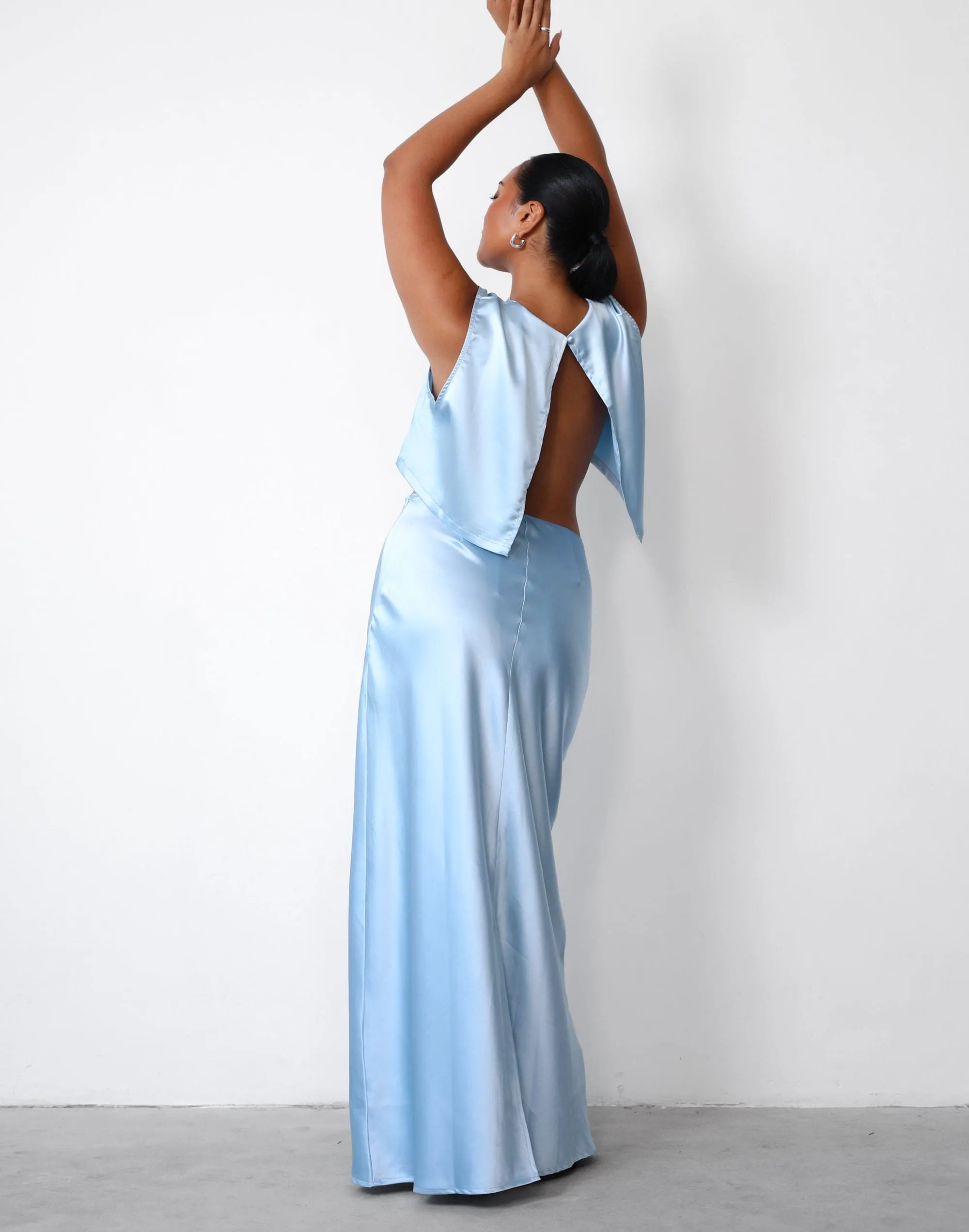 Sincerity Maxi Skirt (Ice Blue)