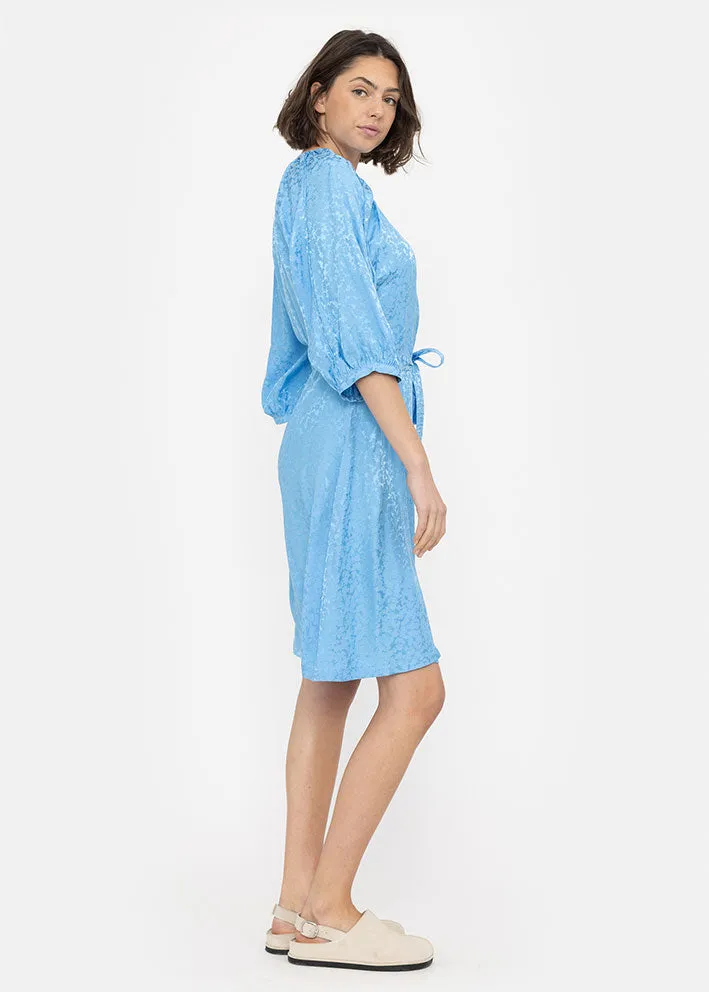 Soft Rebels Collins Harlow Wrap Dress SR223-716 Kjole - Azure Blue